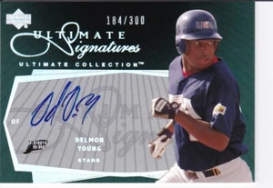 AUTÓGRAFO DELMON YOUNG 2003 Ultimate Collection Signatures firmado/300 - Imagen 1 de 2