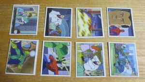 1996 pegatinas de álbum Panini Spider-Man lote de 8 pegatinas diferentes - Imagen 1 de 2