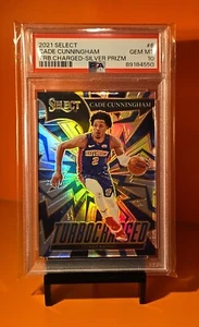 🔴🔵 2021-22 Select Cade Cunningham RC plateado turboalimentado PSA 10 PISTONES 🔵🔴 - Imagen 1 de 2