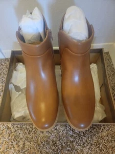 Kastanienbraune Damen-Stiefeletten Größe 9,5 mit Memory Foam - Bild 1 von 6