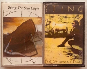 Sting - Two Rare Original Cassettes Tape Colombia 2 Pcs - Picture 1 of 10