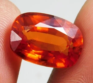 Colore Ravishing Certificato 11,70Ct! Pietra preziosa opale di fuoco messicano rosso/arancio naturale - Foto 1 di 8