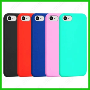 Cover Custodia Silicone per Apple iPhone 7 / 8 Qualità Pellicola Vetro Temperato - Foto 1 di 8