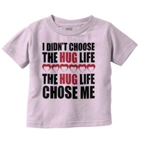 Hug Life Funny Cute Clothes Shower Gift Idea Toddler Boy Girl Youth T Shirt Tee - Picture 1 of 6