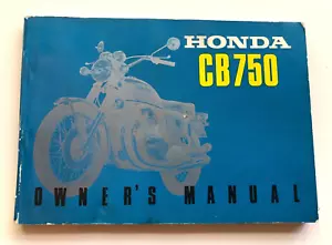1970 HONDA CB750 OWNERS MANUAL K1 THIS IS THE EXACT SAME MANUAL AS 1969 K0 MODEL - Picture 1 of 18