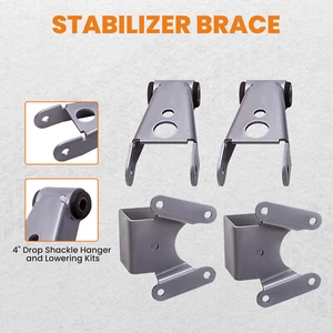 4" Rear Drop Lowering Kit for Dodge Ram Charger D100 D150 2WD 1972-1993 - Picture 1 of 10