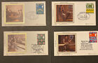 Benham firstday British textiles 4 first day covers