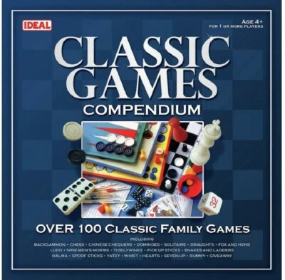 Family Fun - Classic Games Compendium - Over 100 Games - Chess,Snakes and Ladder - Image 1 of 4