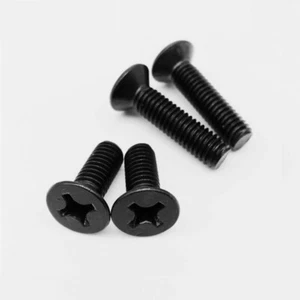 Black 304 Stainless Steel Cross Countersunk Head Screws Flat Head Long Screws - Picture 1 of 202