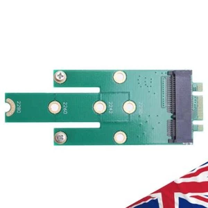 M.2 B + Key to mSATA Mini PCI-E SATA 3.0 SSD Male Converter Card - Picture 1 of 5