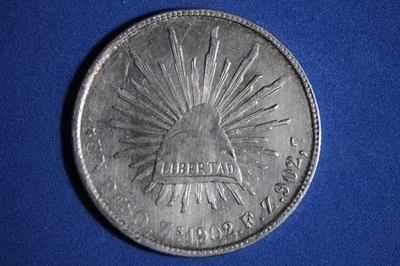 1902 MEXICO UN PESO ZS F.Z. #K56004 - Image 1 of 2