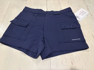 Sportif USA Shorts Mens 38 Navy Blue ESPA-Plus Stretch Fabric Cargo Pockets New - Picture 1 of 24