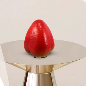 Fruta artificial realista de simulación de fresa falsa.adecuada para el hogar - Imagen 1 de 18