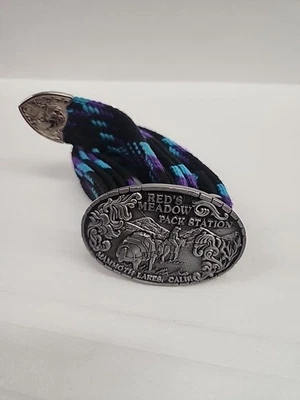 Red's Meadow Vintage Belt Metal Buckle Limited Edition Made In USA Size 36-42 - Image 1 of 4