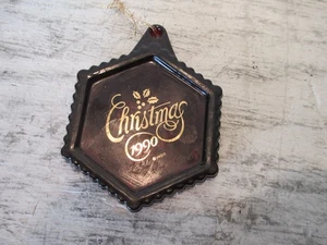 Vintage 1990 Avon 1876 Cape Cod Collection Glas Christbaumschmuck Rubinrot - Bild 1 von 2