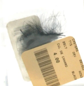 Plumas Cul De Canard materiales para atar moscas negro #547 - Imagen 1 de 4