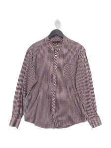 Ben Sherman Herren Hemd XXXL rot kariert Baumwolle mit Polyester Basic - Bild 1 von 6