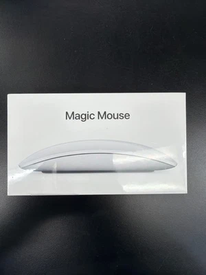 Apple Bluetooth Magic Mouse 2nd Gen In White Model A1657 (EZ8008800) - Image 1 of 2