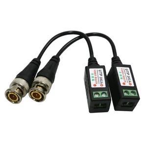 ESCAM 202A Passive Transceiver Video Balun Connector UTP BNC Cat5 for IP camera - Photo 1/8