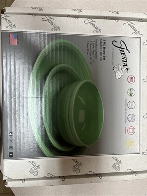 Fiestaware 3 Piece Bistro Set Meadow 1482344 NEW IN BOX - Image 1 of 4