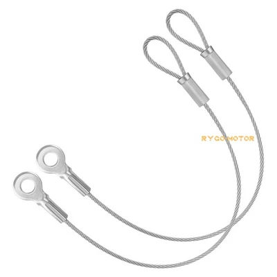 2 Tailgate Cable 7081636 7082076 For Polaris Ranger 400 500 570 800 EV Tail Gate - Image 1 of 4