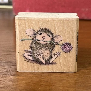 House Mouse Rubber Stamp Mudpie Munch Stampabilities 2002 Wood Mounted - Picture 1 of 4