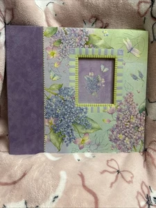 K&C Company Scrapbook Juliana Suede Album 12” X 12” Floral Window Cover - Picture 1 of 3