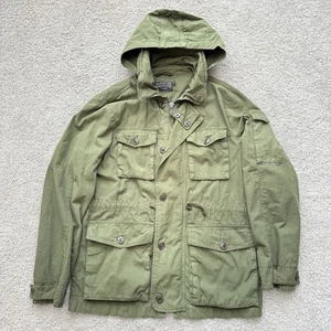 J Crew NX-631 M65 Military Style Jacke mit Kapuze Baumwolle Grün Herren Gr. M - Bild 1 von 11