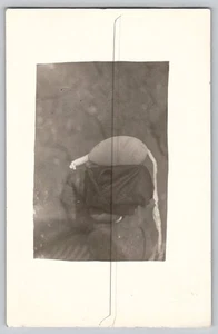 RPPC Odd Real Photo Postcard Surreal Object Head Mystery c1910s AZO Vintage - Picture 1 of 2