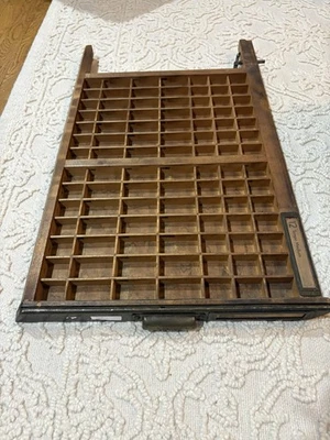 Ludlow 打印压版凸版打印机类型打印机托盘抽屉 28x17 — 第 1/4 张图片