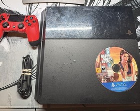 Sony PlayStation 4 Slim 500GB Home Console Black With Power Cord And Controller