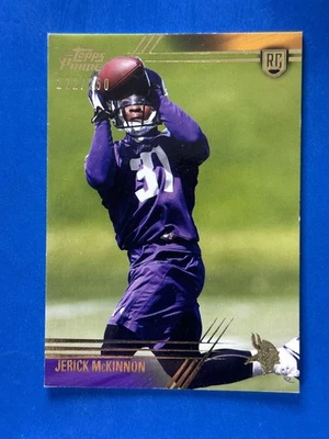 2014 Topps Prime Gold #109 Jerick McKinnon Minnesota Vikings #/250 - Image 1 of 2
