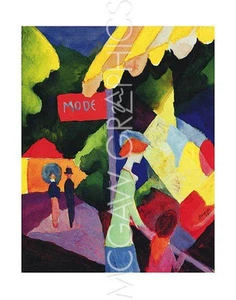 Fashion Store Window, August Macke, Wall Decor Home Art Print 14" x 11"  2088 - Picture 1 of 2