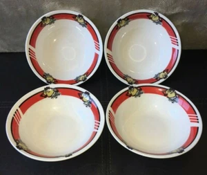 LOT of 4 Looney Tunes Taz Tazmanian Devil Ceramic 6.5" Cereal Bowl 2002 Gibson - Picture 1 of 9