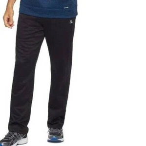 Mens Pants Athletic Tek Gear Black Fleece Lined Side Stripes Active-size 2XL - Picture 1 of 5