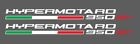 2 kleje Ducati Hypermotard 950 Sp dostępne wszystkie kolory I