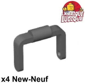 Lego 4x Container seau bucket handle poignée 1x1x1 gris foncé/dark b gray 95344 - Imagen 1 de 1