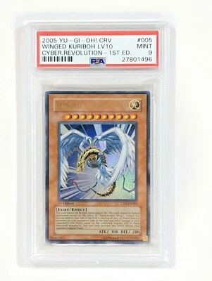 Yu-Gi-Oh 2005 1st Edition Winged Kuriboh LV 10 PSA 9 Cybernetic Revol. CRV-EN005 - Image 1 of 4