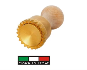 Stampo artigianale in ottone per ravioli- pasta bordo dentato ( esterno : mm.3,4 - Foto 1 di 2