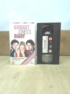 BRIDGET JONES'S DIARY - VHS Video - Renee Zellweger / Hugh Grant - Romcom Movie - Imagen 1 de 4