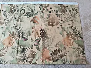 Covington 5th Ave Designs botanical screen print home decorating fabric 74 in - Picture 1 of 7