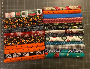 Paquete de tela Fat Quarter / 25 piezas / 18” x 21” / 100 % algodón (25 piezas restantes) - Imagen 1 de 1