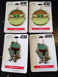 Sello Adorno de Navidad Star Wars El libro de Boba Fett Grogu Mandalorian - Imagen 1 de 3