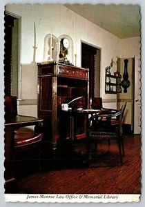 Postkarte Virginia Fredericksburg James Monroe Anwaltskanzlei & Memorial Bibliothek 22D - Bild 1 von 2
