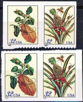 Merian Botanical Art Basic Set 2 Pairs in Scott Order MNH Sc 3126 3127 3128 3129 - Image 1 of 2