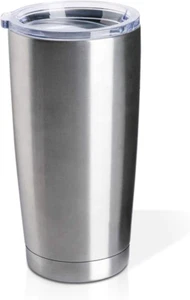 16 Oz Stainless Steel Coffee Tumbler - Insulated Travel Mug with Lid - Hot & Col - Picture 1 of 12