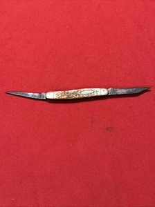 Kabar 1063 Vintage Muskrat 2 Blade Stainless Steel Folding Pocket Knife USA 7900 - Picture 1 of 12
