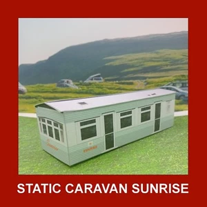 Caravan Static Home Design 2 " Sunrise " Model Containers x 4 N Gauge 1:160 - Foto 1 di 9