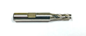 D (.246") 4-Flute HSS NCC End Mill 3/8" Shank MF124618209 - Picture 1 of 1
