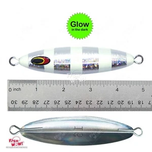 Atún Eddie Bomb 450 g Bluefin pesado vertical rápido hundedor torpedo caída plana BRILLO - Imagen 1 de 7
